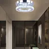 Taklampor Modern Crystal Chandelier Luster LED -belysning Plafonnier för rumsgång Foyer hall