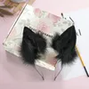 Bandeaux Oreilles De Loup À Fourrure Réglables À La Main OreillesBandeau Simulation Moelleux En Peluche Cerceau De Cheveux D'animaux Kawaii Anime Cosplay Bandeau 230505