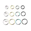 316l roestvrij stalen ring beest nagel punctie hoepel oorbellen multifunctionele nasale septum lip neusring anti-allergie body piercing sieraden voor mannen vrouwen groothandel