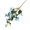 装飾的な花は活力に満ちた人工花が長く続く水が必要ありません庭用ミニフェイクシルクローズ