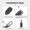 Upgrade Legierung Auto Fall Abdeckung Shell Für Hyundai Solaris Sonata Hybrid NEXO Nx4 Neue Grand Santa Fe Tucson 4/5/7 tasten Key Fob Halter