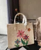 Novo designer de flores Mulheres sacolas 100% de alta qualidade Handbag de couro de luxo de luxo de luxo, desenho colorido Mulheres bolsas de ombro clássicas