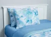 Bedding Sets Painstays Blue Tie Dye de 8 peças Cama em um edredom de bolsa com folhas cheias 230506