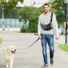 Hondenauto -stoelbedekkers vervoerders voor kleine honden kat sling tas ademende handvrije veilige crossbody drager met verstelbare riem medium