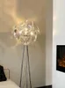 Lampade da terra Lampada a petalo in PMMA Luce moderna Soggiorno di lusso Studio Camera da letto Atmosfera minimalista Alto senso