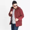 Herr Down Coat Jacket Fashion High QualTiy 13xlchest 185cm Fete Warm Winter -25 kan bära med huva plus storlek XL -11XL12XL13XL