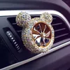 Uppgradera bil Freshner Air Scent Car Decoration Aroma bil Diffusor Vent Clip Diamond Solid Parfume Car Diamond Accessories for Woman