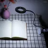 テーブルランプブックライトUSBデスクランプミニ目の保護クリップオンナイトライトリーディングのためのベッドルームメイクのための読書