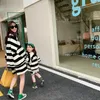 Family Mom Daughter Matching Outfits Mother And Baby Girls Clothes Set Korean Fashion Parent-Child Spring Autumn Clothing Suit 230506