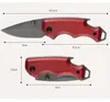Mini tytanowe składane nóż drewniane drewniane rączka przetrwania taktyczna nóż kieszonkowy małe noże kempingowe narzędzia przetrwania na zewnątrz