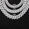 Moissanit-Jade von Diamond Test, 8–14 mm breit, GRA-Moissanit-Diamant-Silber-Halskette mit kubanischer Kette für Männer und Frauen