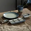 Kommen creatieve keramische eettafel Japans restaurant moderne bord set keukenbenodigdheden