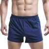 Caleçon homme respirant maison Shorts salon sous-vêtement homme taille moyenne Boxer décontracté Homewear été ample pyjama pantalon Jogging