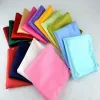 Män Silk Satin Pocket Square Hankerchief Hanky ​​Plain Solid Color Wedding Party Accessories 38 Färger HIPL847