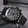 R0lex watches for Men 2023 Новые мужские часы всех циферблат Quartz Watch High Caffure Top Luxury Brand Men Men Fashion Rubber Watch Band R02