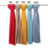 Sciarpe H13 10pcs di alta qualità Crinkon Chiffon Scarf/sciarpe Hijab Scialcini musulmani Long Wrap Soild Head Bandie