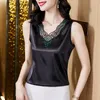 Camisoles Tanks M-5XL Fashion Slobess Camisole Tops v-neck Summer Women Clothing Dancal Tank Shirt Blusa 230506