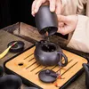 Чайная программа китайский кунг -фу чайный набор песчаной керамический чайный набор