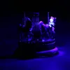 Figurines décoratines Boîte de musique Carrousel Boîtes rondes décor Glowing Horse Christmas Wedding Birthday Gift