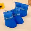 Apparel Summer medium and large dog jelly rain shoes big dog waterproof shoes pet shoes Golden Retriever foot cover rainy day supplies