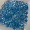 Löst diamanter 10 8mm 34 karat naturliga Topaz Oval Cut Sky Blue Topaz Gemstone Loose Stone 230505
