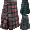 Kjolar mens skotska traditionella högland tartan kilt kjol maxi kjol kjolar för kvinnor kjolar kvinnor punk kjol 230506