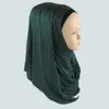 Sjaals (12 stuks/lot) Jersey glitter instant sjaal shimmer hijab slip op sjaals amira katoen sjaal JLS124