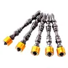 Schroevendraaier yeni 10pcs 65mm/110mm tornavida bit seti phillips kafası ph2 manyetik bitler 1/4 '' Hex Shank D1 Çelik Elektrikli Vidalı Teroz