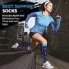 Men's Socks Compression Sports Running Nursing For Athletic Crossfit Flight Travel Nurses