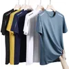 قمصان الرجال 2023 تي شيرت للرجال الذين يرتدون ملابس جافة سريعة من القمصان الجافة Camisetas Masculina Ropa Playeras Hombre Roupas Masculinas Sports Summer
