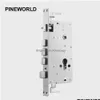 Дверные замки Pine World 5052 6052 Нержавеющая сталь шлюз кузовной корпус Умный отпечаток отпечатков