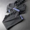 Survêtements pour hommes JSBD produits de qualité lourde araignée broderie tricot contraste couleur automne hiver épais hommes à capuche costume de sport décontracté 230506
