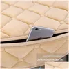 Car Seat Covers Er Accessory Front Rear Flocking Cloth Winter Warm Cushion Breathable Protector Mat Pad Interior Drop Delivery Mobil Dhpi5