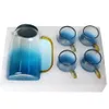 أدوات بار ماء إبريق الزجاج الزجاجي استخدام وعاء شاي غلاية مع مقبض للغليان البارد وير 230505