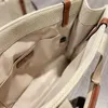 Woody Designer Strand Große Einkaufstasche Luxurys Handtaschen Geldbörsen Frau Handtasche Schulter Umhängetaschen Dame Mode Leinwand Taschen Hohe Qualität