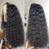 Синтетические парики глубоковолновые кружевные кружевные парики прозрачный Al s 180% 200% для женщин человеческие волосы S 30 дюймов Jarin 230227