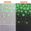 Wall Stickers Glow In The Dark Snowflake Glowing Stars Clings Decals Christmas Luminous Decoration For Home