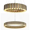 Hängslampor Post Modern Designer Creative Chandelier Light Luxury Bronze Gold Paint Iron Restaurant Decoration Led G9 Hanging Wire