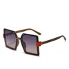 Luxusmarke randlose Damen-Sonnenbrille für Herren Vintage-Designer-Sonnenbrille Square Red Shades UV400 Eyewear 2023