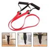 Weerstandsbanden lang met handgelei buisspanning touw comfort grip expander cord fitness voor krachttraining vrouwen