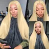 Lace Wigs Melodie 613 HD blond 30 40 inch 180 250 rechte vol 13x6 voorhaar haar 13x4 frontale pruik Braziliaan Remy 230505