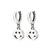 Dangle Chandelier 925 Sterling Silver Smiley Face Drop Boucles d'oreilles pour les femmes à la mode élégante fête d'anniversaire bijoux cadeaux prévenir les allergies 230505