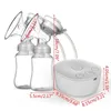 Breastpumps Electric Double Pump Kit with 2 Milk Bottles USB Powerful Massager Baby feeding ctor 230506