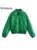 jaqueta feminina verde