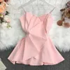 CAMISOLELE TOBLES STAGHETTI Ruffles Tanki Camis for Women Summer plisowane nieregularne femme gorset uprawa