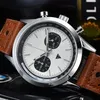 2023 New Mens Watch Quartz Luxury Navitimer B01 Dial Brand Chronograph Belt Steel Steel Bess Высококачественные наручные часы A19