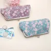 Women Coin Purse Retro Flower Priting Long Kiss Lock Wallet New Ladies Girls Creative Mini Cosmetic Storage Money Clutch Bag