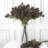 Decorative Flowers 1Pcs Artificial Eryngium Thistles Stem Plant Fake Flower Foetidum Simulation Sea Holly Wedding Party Decoration Bouquet