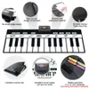 Teppiche Spielmatten 180 x 72 cm Elektronischer Musikteppich Schwarz Weiß Tastatur Kinder Spielen Klavier Babyspielmatte Teppich Frühes Lernspielzeug Geschenk