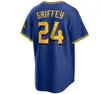 S-4XL 24 Ken Griffey Jr 44 Julio Rodriguez 2023 City Connect 야구 유니폼 JP Crawford Edgar Martinez 시애틀 스즈키 Ichiro Jarred Kelenic Mariners Kyle Lewis